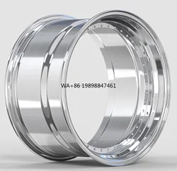 Barril de llanta forjado de aluminio en blanco