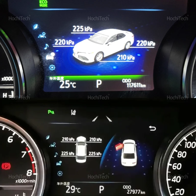 Sistema TPMS con pantalla LCD y alarma para Toyota C-HR 2019-2024 - imagen 4