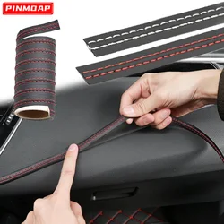 Salpicadero: tiras decorativas de cuero PU para interior del coche