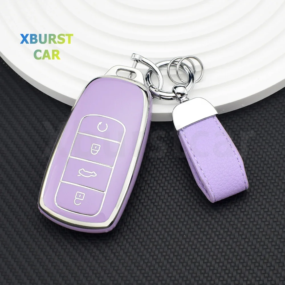 Protector de llave Chery Tiggo 8 Pro y Plus - cuero TPU