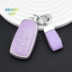 Protector de llave Chery Tiggo 8 Pro y Plus - cuero TPU