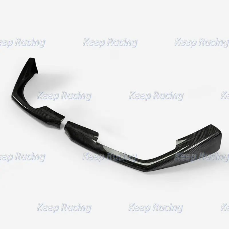 Labio delantero de fibra de carbono, 2 uds., estilo JP para Mitsubishi EVO 8