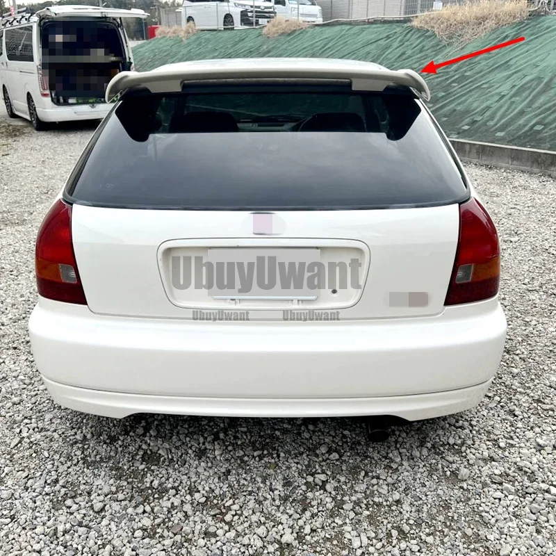 Alerón trasero ABS negro para Honda Civic 1996-2000 – Techo - imagen 2