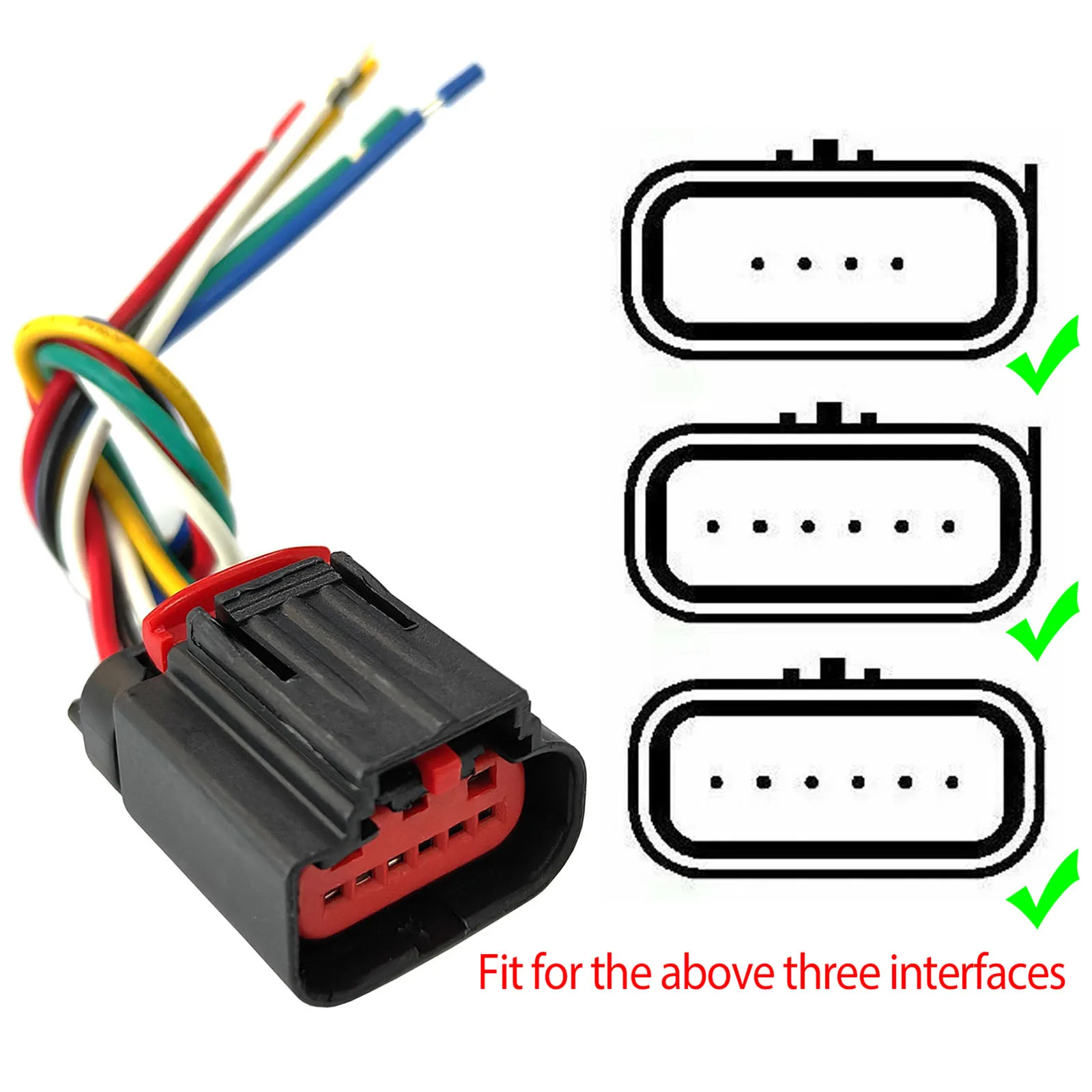 2 piezas para Land Range Rover Sport Evoque Freelander II Defender L316 Discovery Sport MAF Sensor de flujo de aire masivo conector enchufe cableado - imagen 3