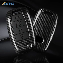 Funda llave ABS fibra de carbono para Kia Rio, Ceed y Sportage