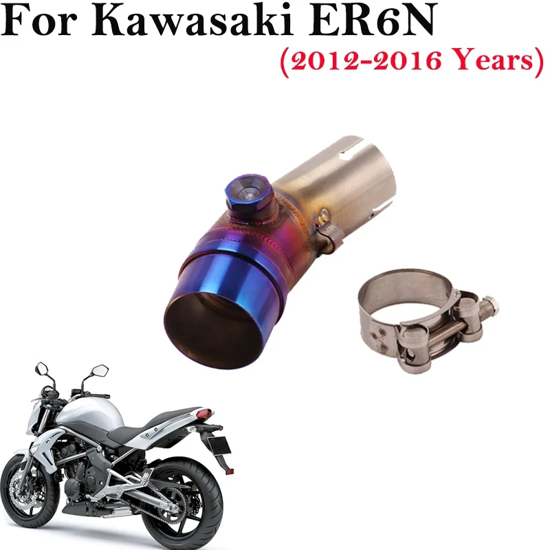 Tubo intermedio escape 51mm - Kawasaki ER6N 2012-2016 - imagen 3