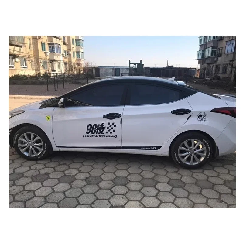 Alerón de techo Hyundai Elantra 2012-2015 en ABS negro brillo - imagen 5