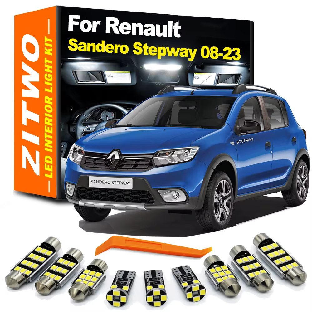 Kit LED interior ZITWO CANBUS para Renault Sandero Stepway