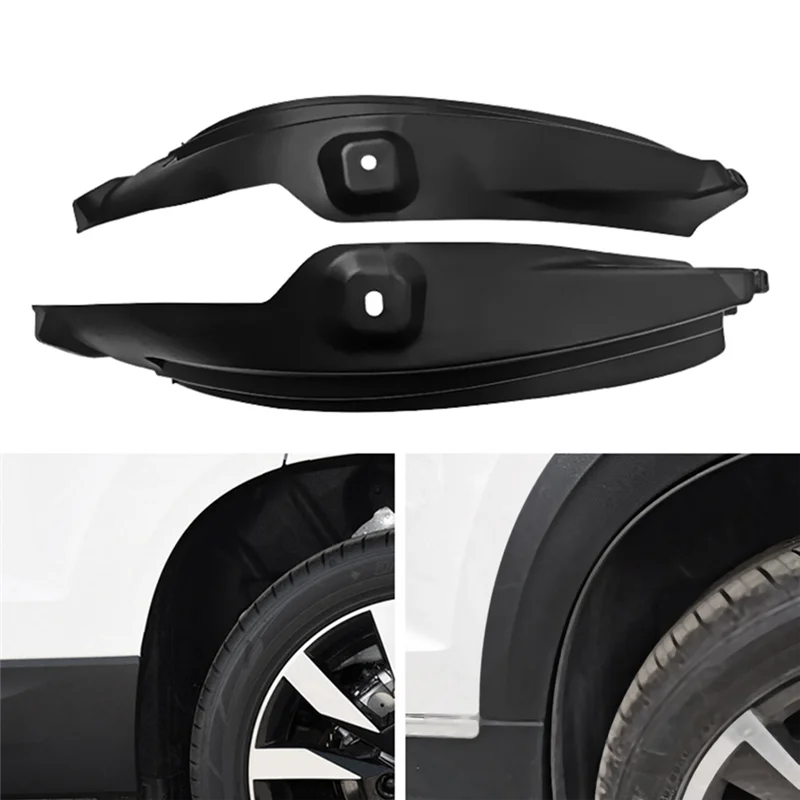 AEF3-1 par de guardabarros traseros de coche para Skoda Karoq 2016-2023 guardabarros protector contra salpicaduras alfombrilla de neumático modificación estilo - imagen 5