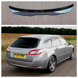 Alerón de techo trasero negro brillante para Peugeot 508 SW RXH