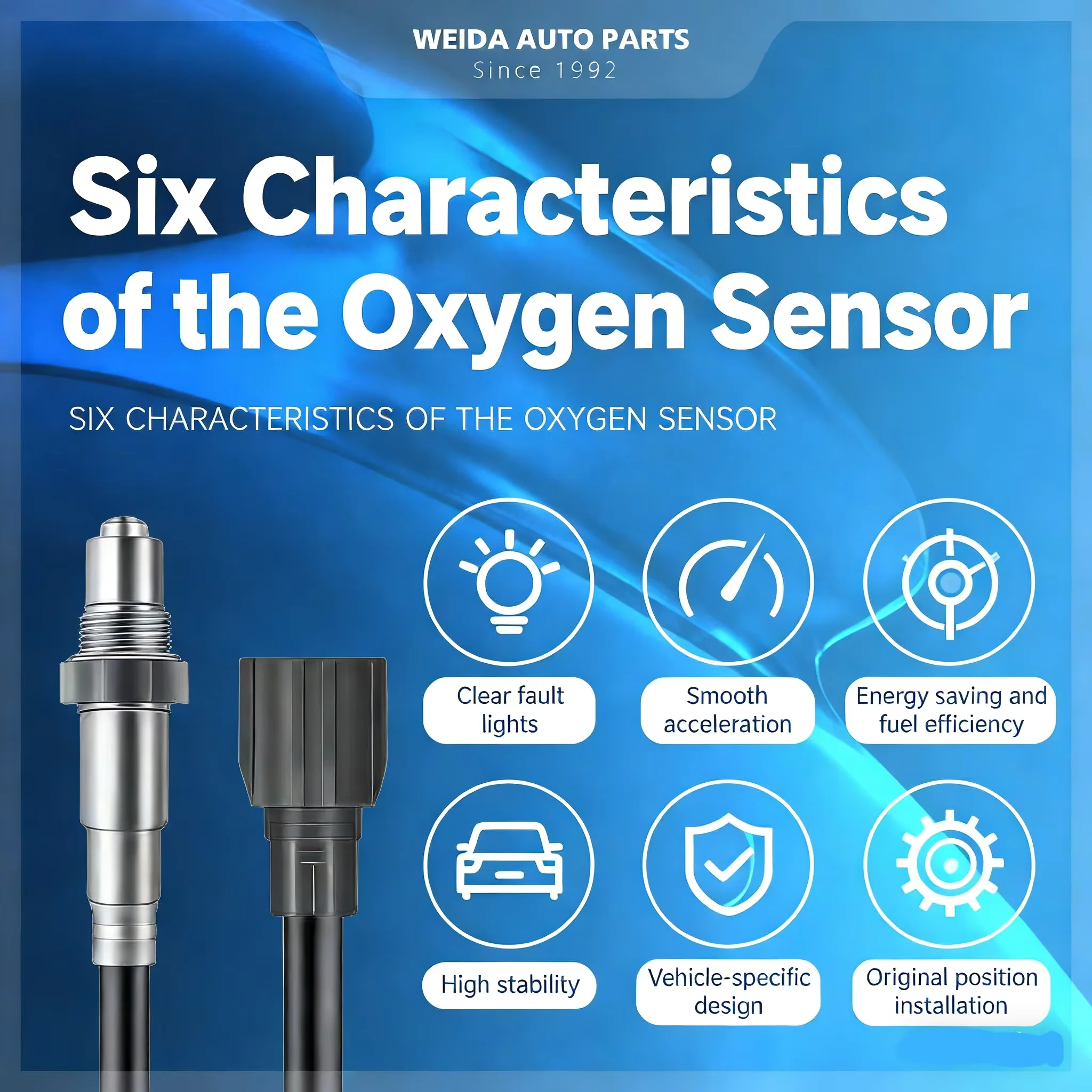 32700005 Sensor de oxígeno Lambda delantero para motocicleta - imagen 4