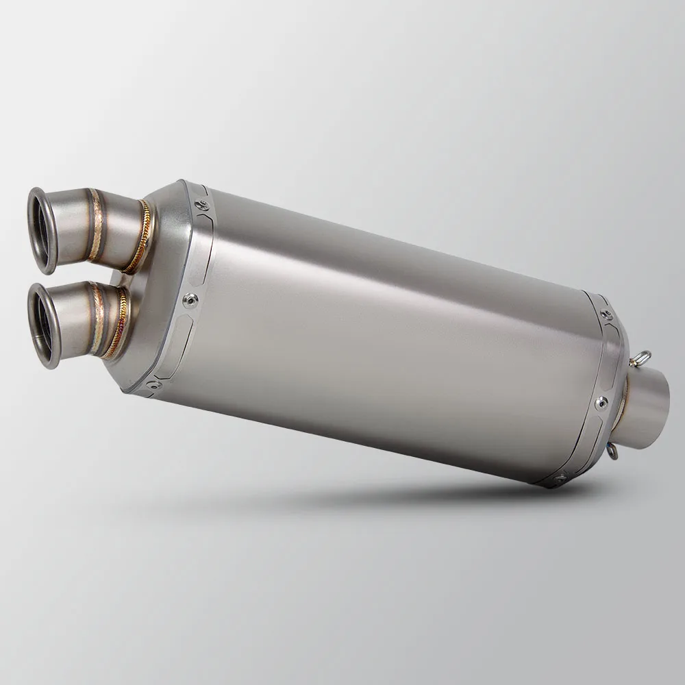Akra S9 Silenciador de escape universal para moto 51 mm con DB Killer