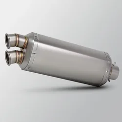 Akra S9 Silenciador de escape universal para moto 51 mm con DB Killer
