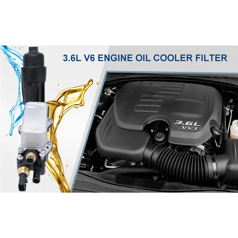 68596318AB Carcasa filtro de aceite motor Jeep Ram