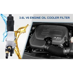 68596318AB Carcasa filtro de aceite motor Jeep Ram