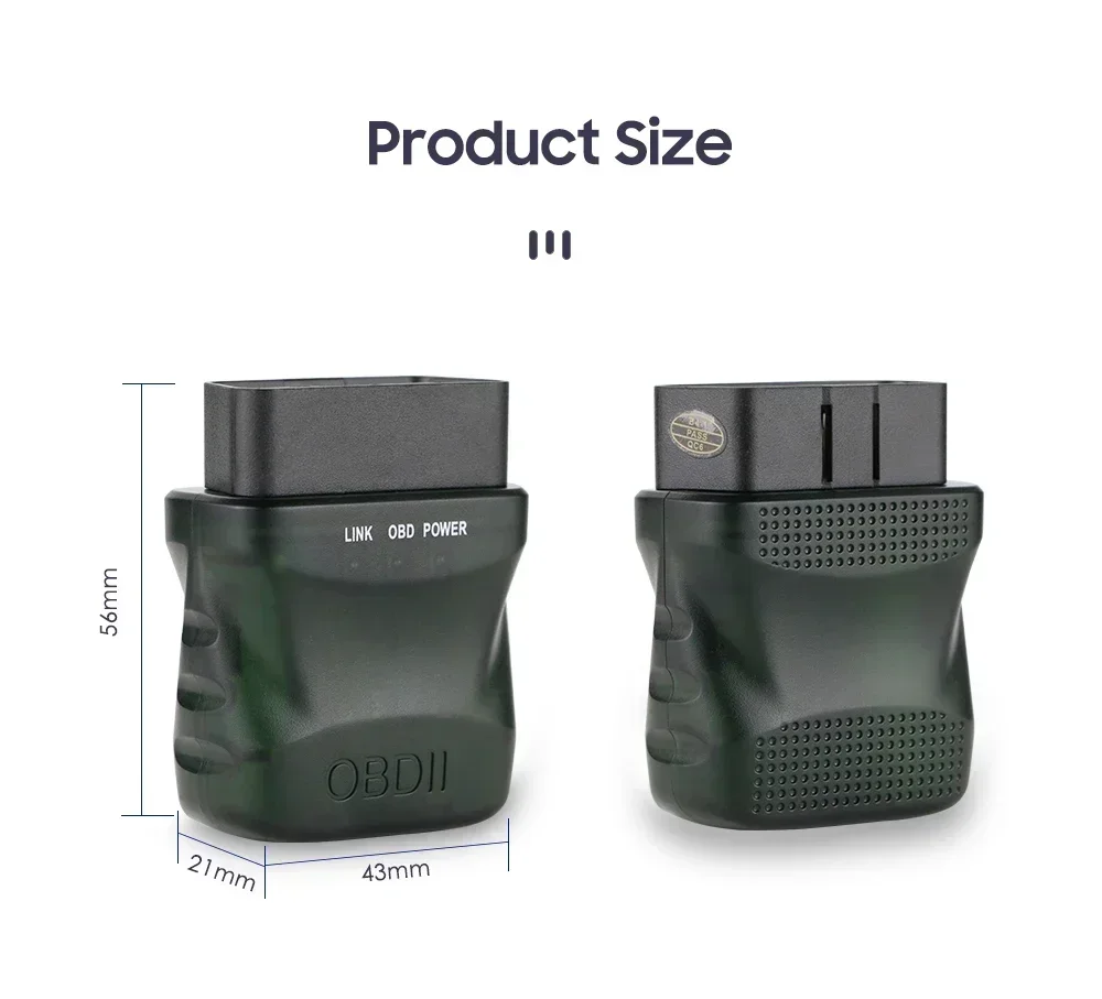 Hizpo escáner OBD2 Bluetooth para Torque Pro y monitor de coche - imagen 5