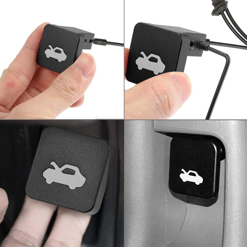 Kit Reparación Cable Capó Honda Civic 1996-2011 Manija Aluminio Billet - imagen 3