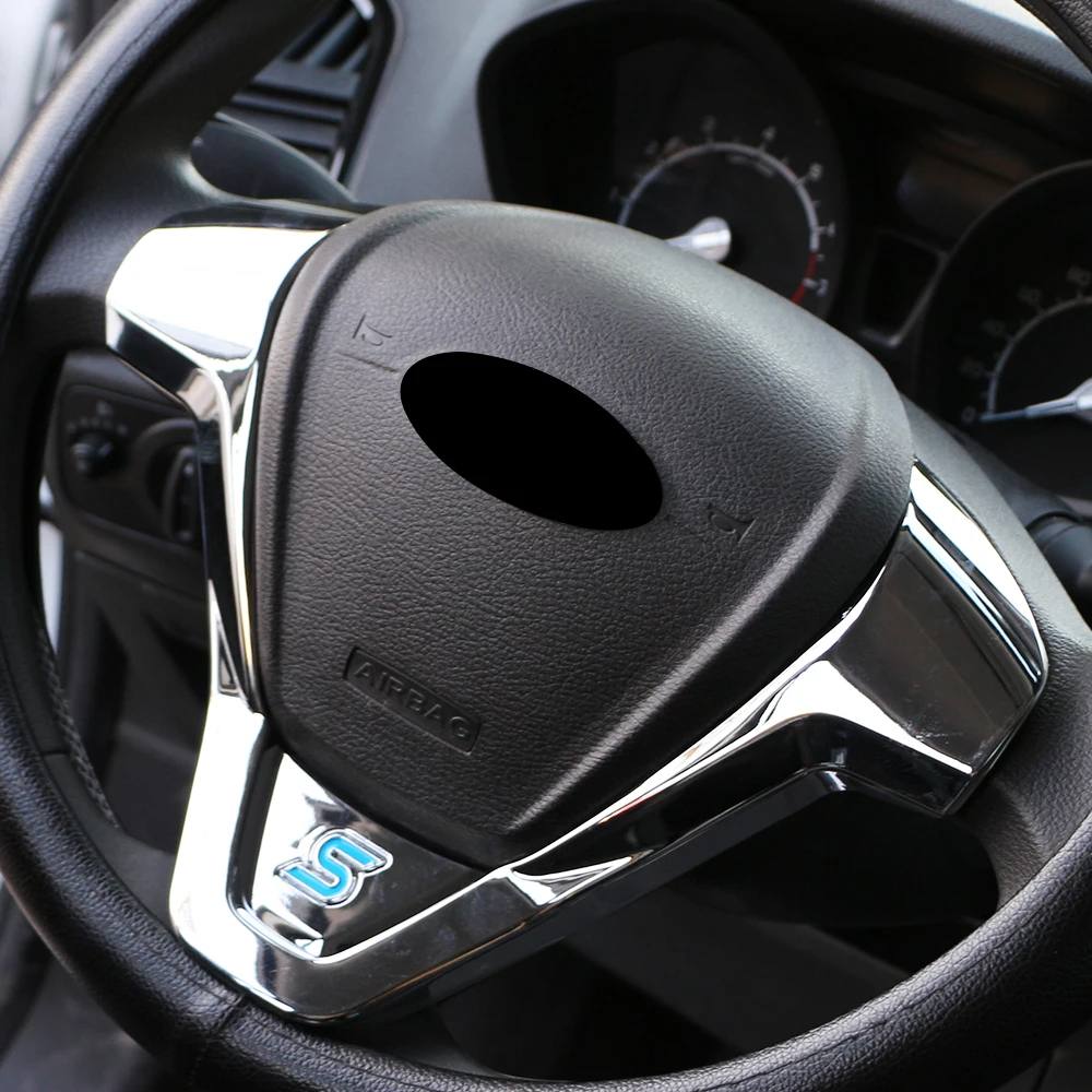 Lentejuelas para volante de coche - Ford Fiesta MK7 2009-16 Ecosport 2012-16 - imagen 3