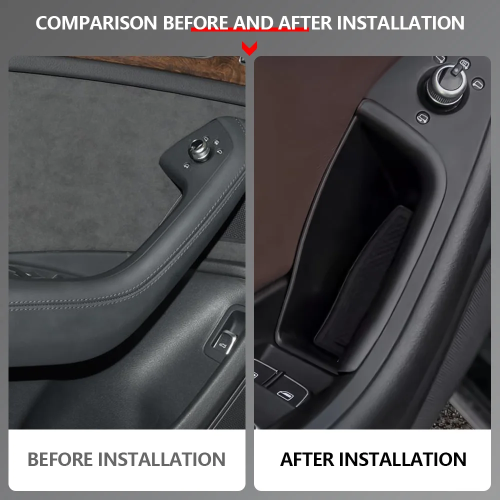 Caja almacenamiento puerta delantera ABS – Audi A6L 2012-2018 - imagen 2
