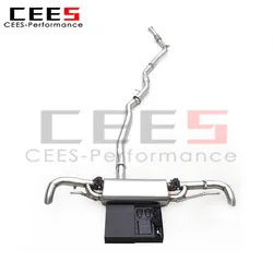 CEES Sistema de escape cat-back con válvula para Mercedes GLS 450 W167
