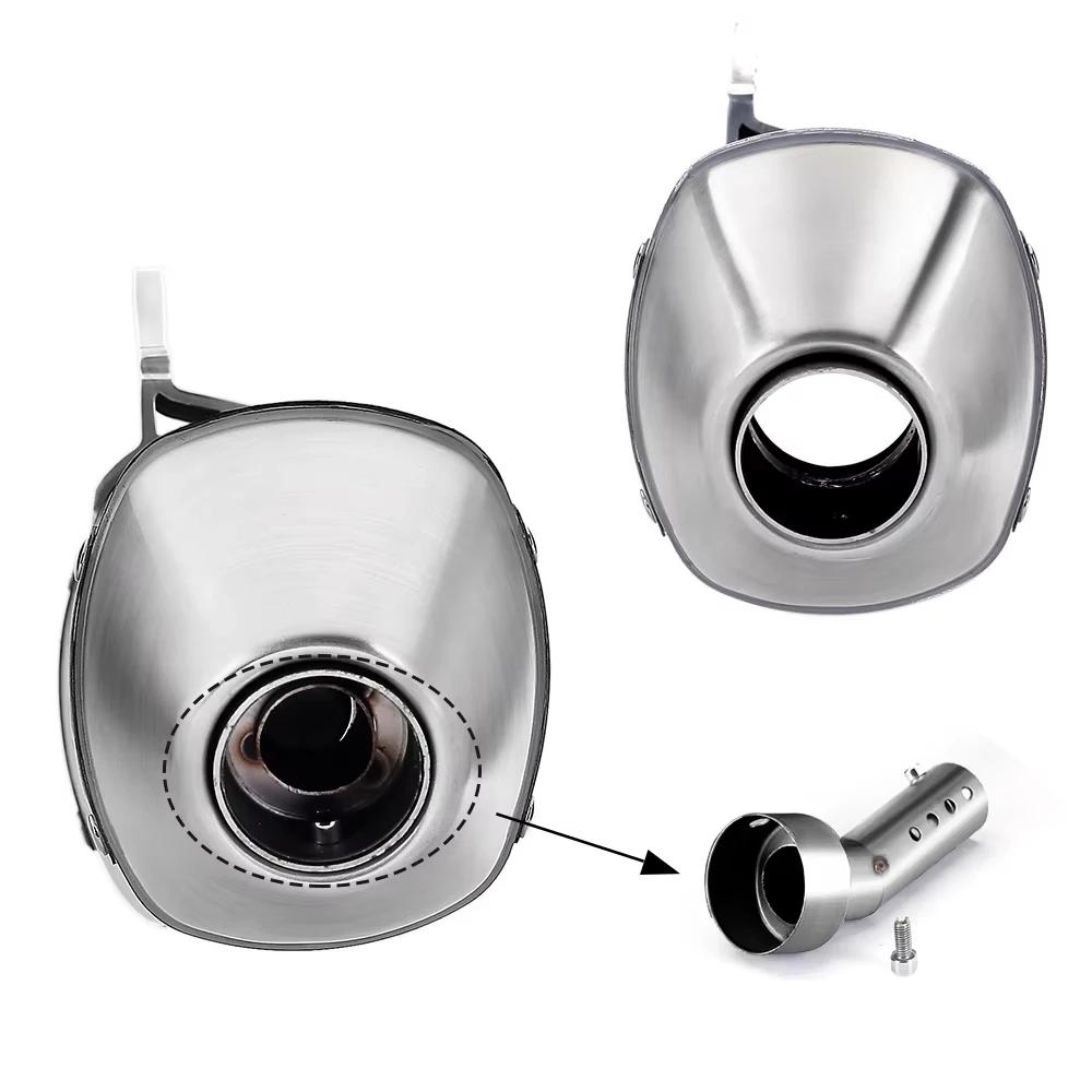 Tubo silenciador de escape universal 51 mm para moto 4T - imagen 4