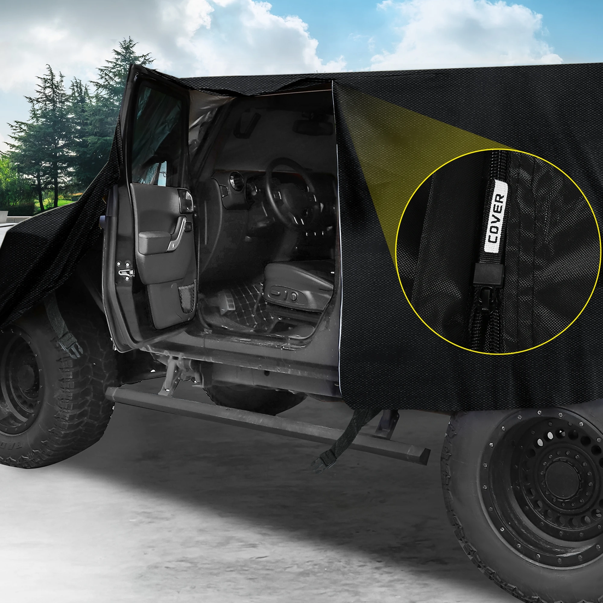 Funda impermeable X Autohaux para Jeep Wrangler JK/JL Hardtop - imagen 4