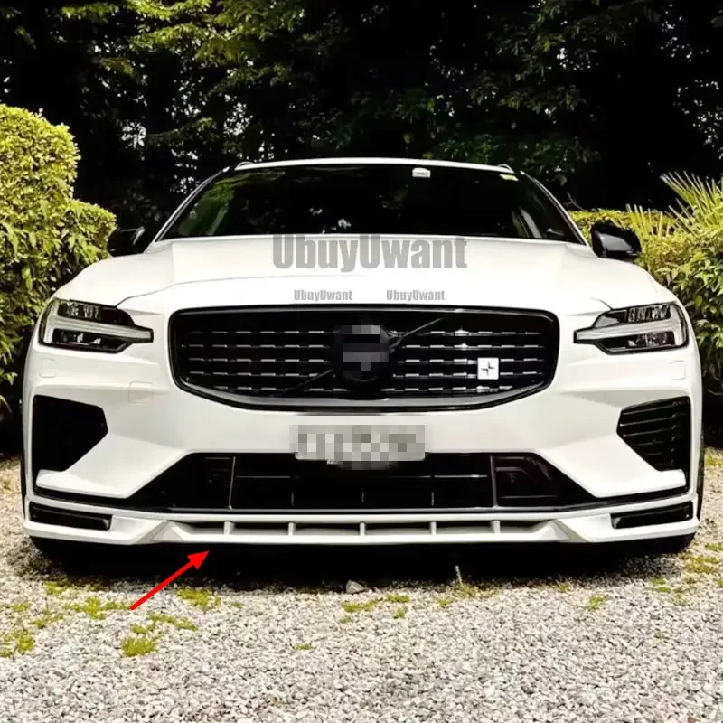 Protector de labio parachoques delantero Volvo S60 V60 sin pintar - imagen 3