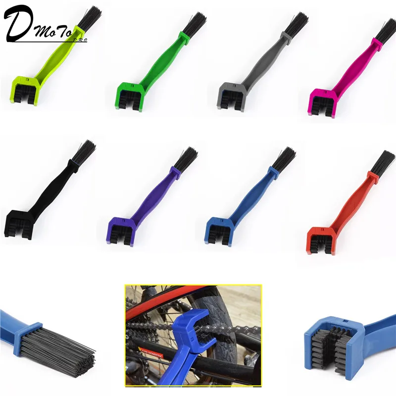 Cepillo limpiacadenas para moto de motocross y enduro