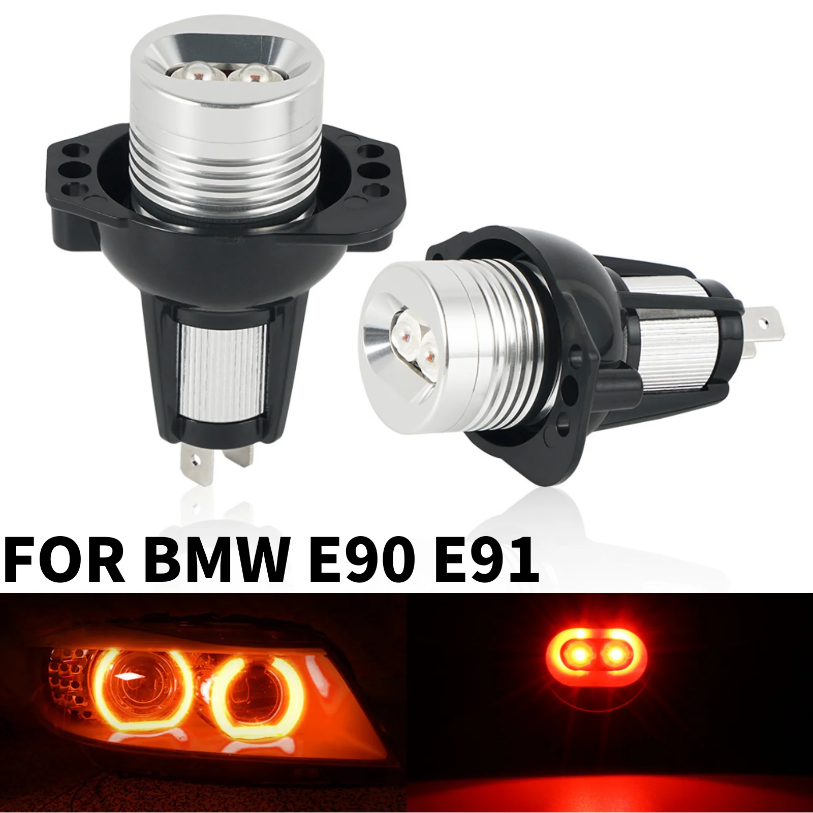 Angel Eyes LED para BMW E90 E91 – Bombillas luz marcadora blanca
