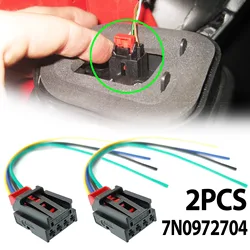 2x para VW Audi Skoda Seat 7N0972704 para GOLF Sportsvan 7 Tiguan 5N Sharan luz trasera lámpara 4PIN conector enchufe arnés telar
