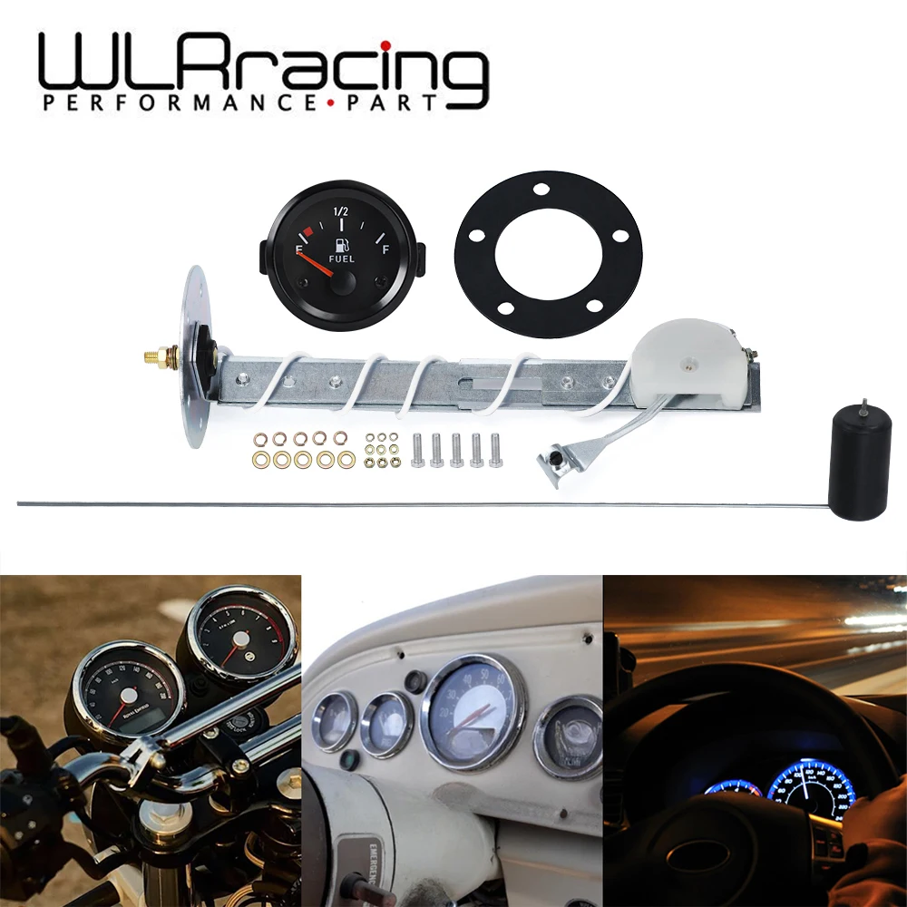 Gauge combustible LED blanco 52mm 12V universal