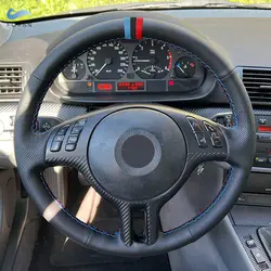 Funda de volante de cuero perforado BMW E46 Coupé, E53, Z3, E36 y E39