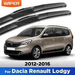 Creatoad limpiaparabrisas de goma para Dacia Lodgy 2012-2016