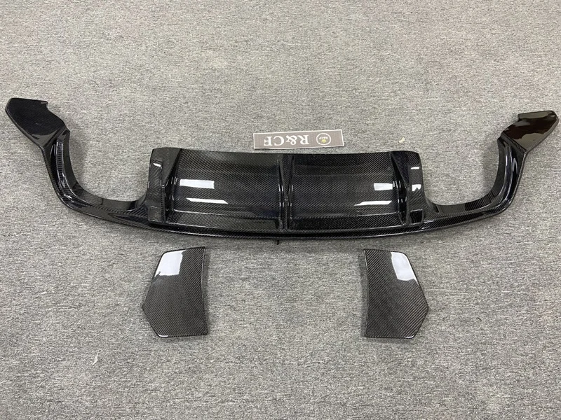 Difusor trasero de carbono para Audi TTS/TTRS MK3 2015-2019 - imagen 4