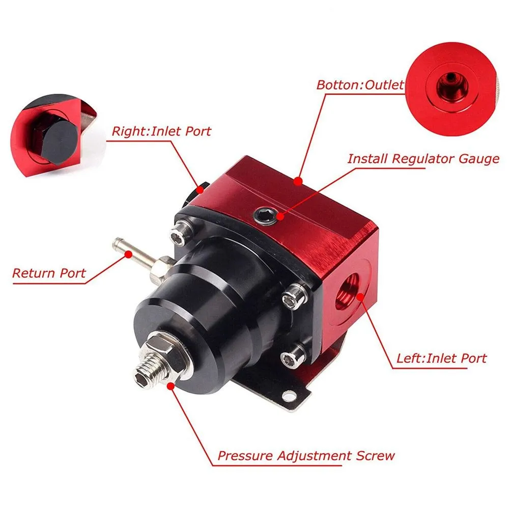 Regulador presión combustible EFI ajustable AN6 para Toyota 7MGTE - imagen 3