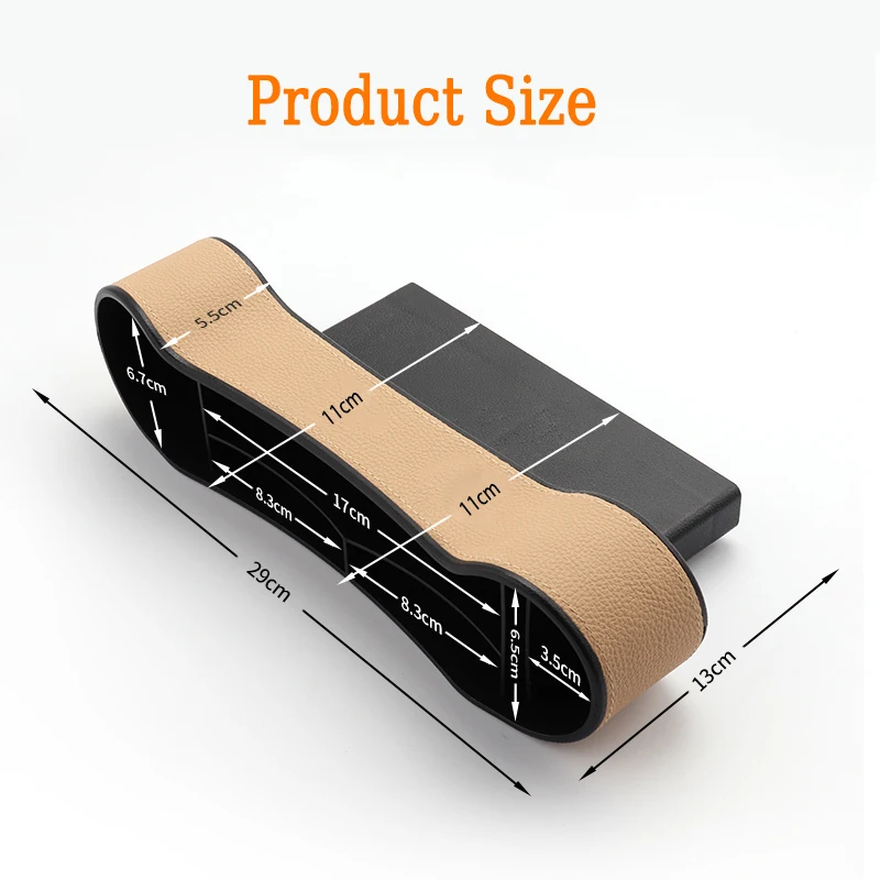 Organizador de hueco entre asiento y consola para coche - imagen 2