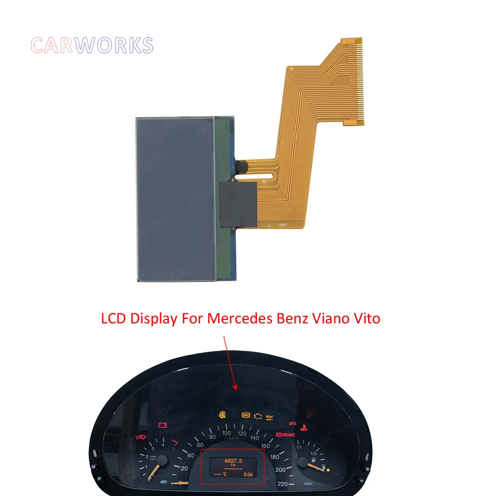 Pantalla LCD velocímetro Mercedes Vito W639 - Viano