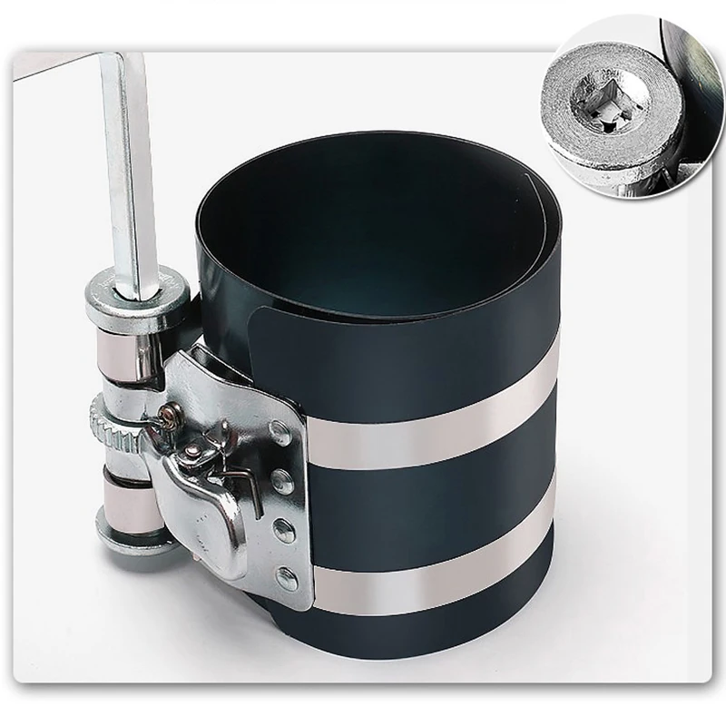 Juego compresor y expansor de anillos de pistón para motor taller - imagen 5