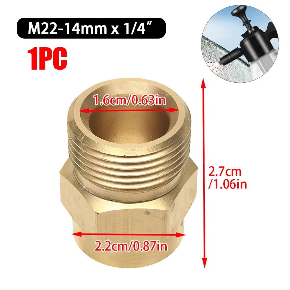 Adaptador M22 a 1/4 hembra para lanza de espuma Kranzle - imagen 5