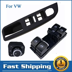 VW 5ND959857 Interruptor de espejo con panel cromado Golf/Jetta MK5
