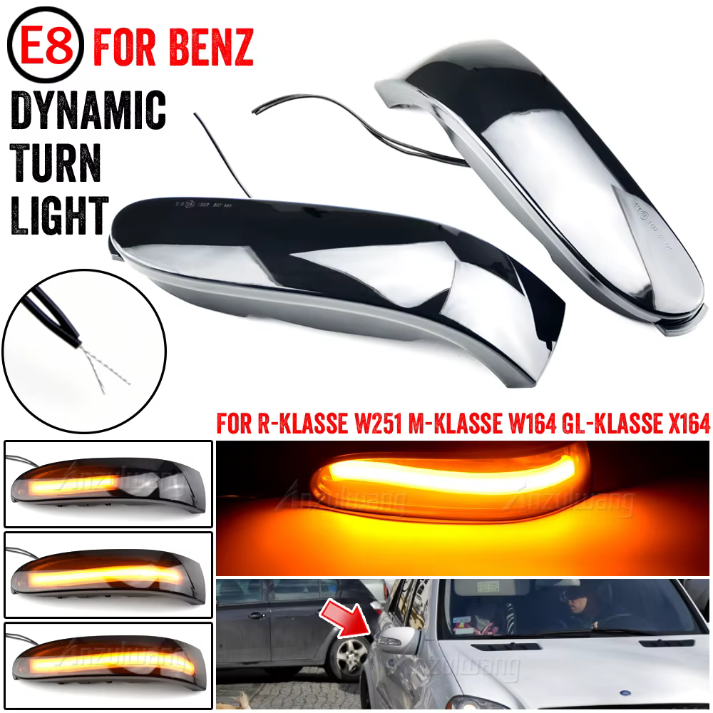 Intermitente secuencial dinámico de retrovisor Mercedes ML, GL y R W164 W251