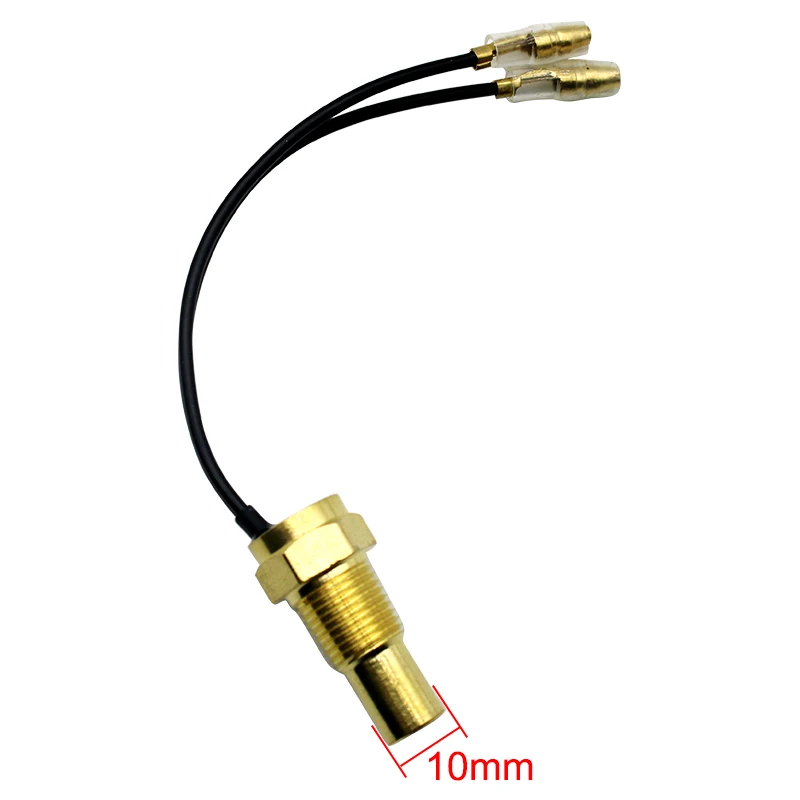 2 en 1 redondo 12V 24V LED Digital coche camión medidor de temperatura del agua sensor de temperatura motor + voltímetro voltímetro medidor de voltaje - imagen 5