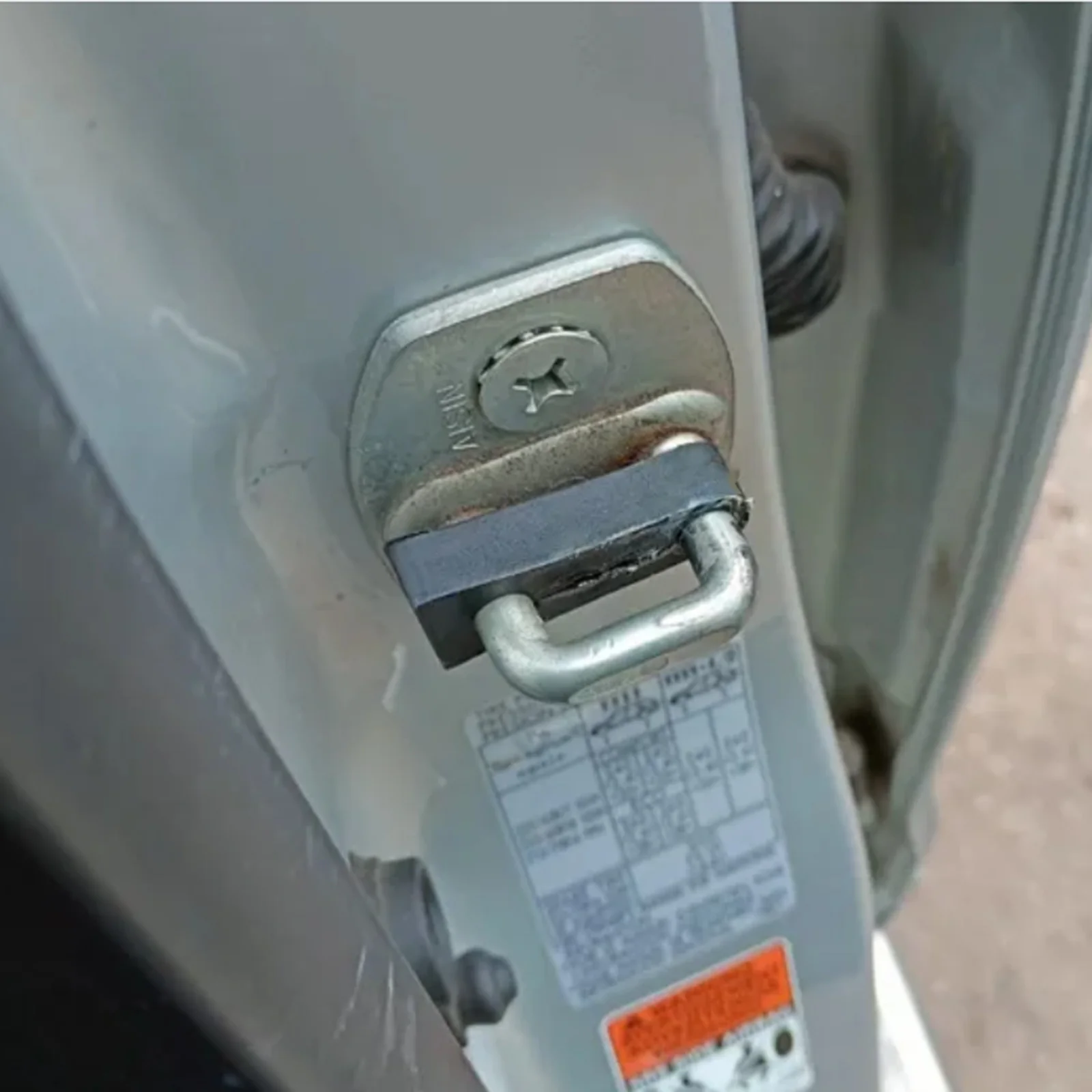 Aplicación en el área de la cerradura