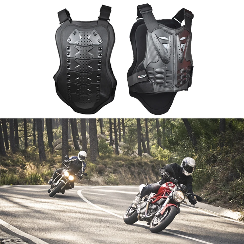 Chaleco protector de espalda y pecho para motocross – talla adulto - imagen 2