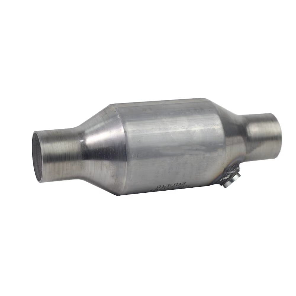 Catalizador universal alto flujo Euro 4 2,5 pulgadas con toma O2 - imagen 5