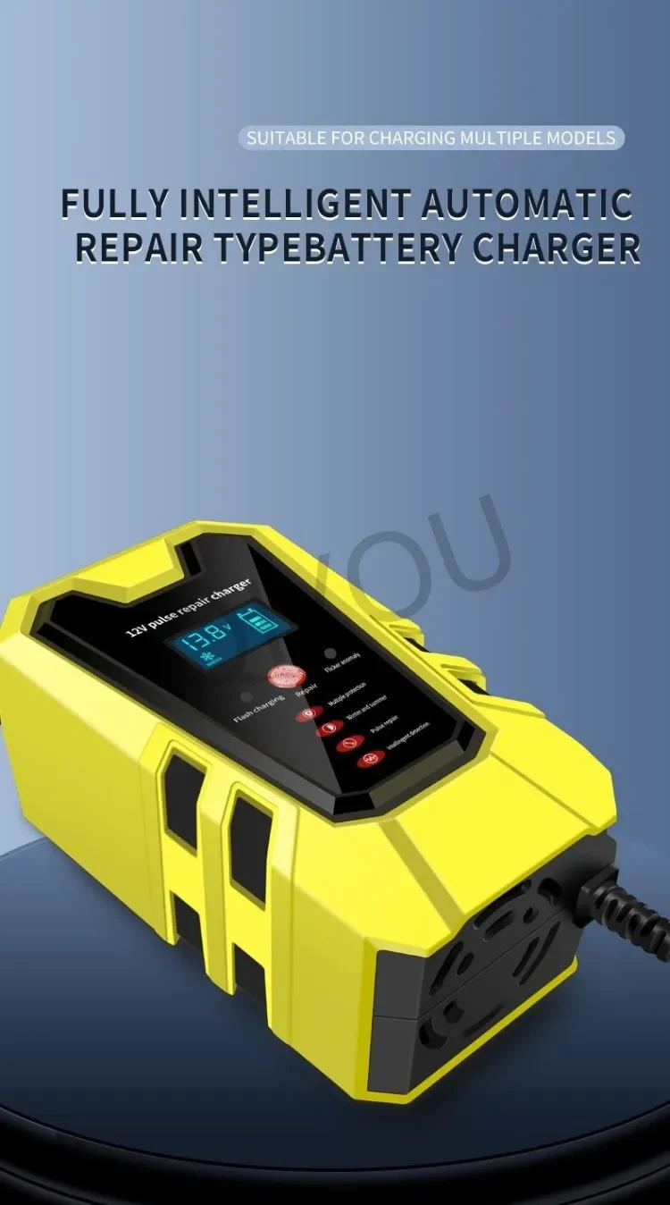 Cargador QIYOU 12V - vista frontal