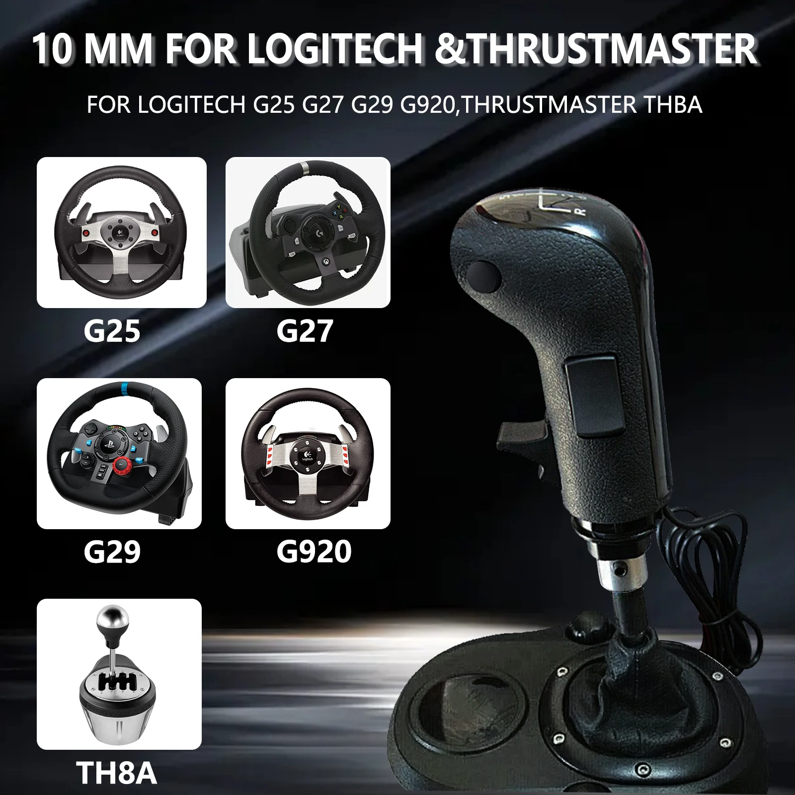 Perilla cambio USB Logitech G923 G29 para Euro Truck Simulator 2 - imagen 4