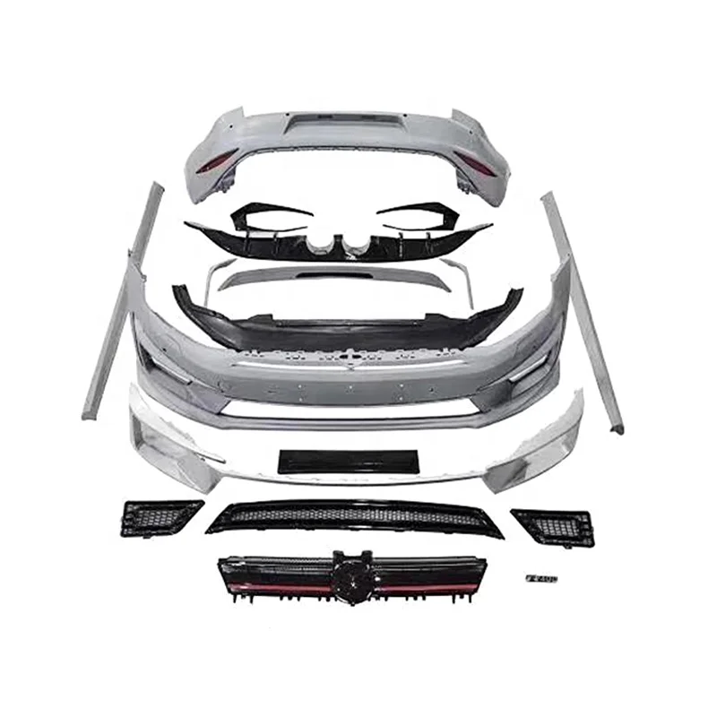 Kit parachoques y faldas R400 para VW Golf 7 2018-2020