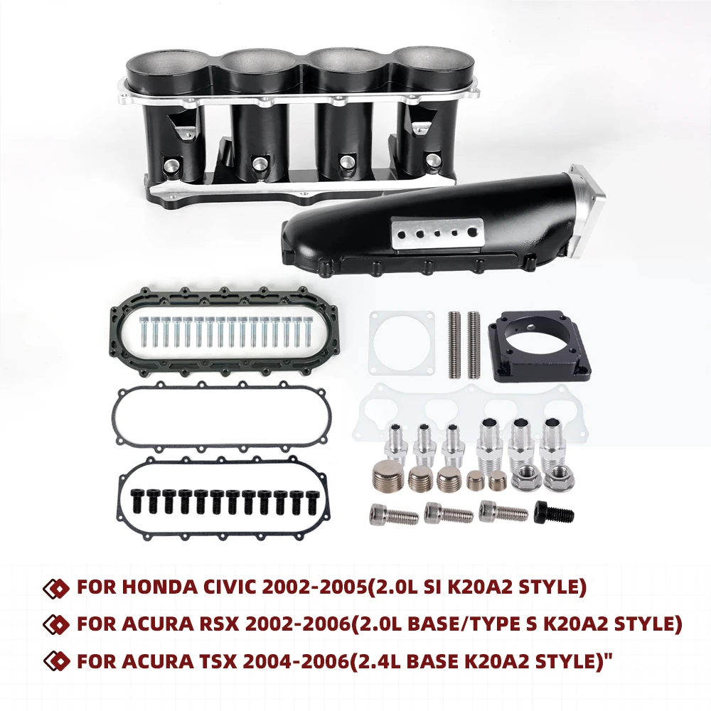 Colector de admisión Bartoo Ultra Race para Honda Civic K20 K-Swap - imagen 2
