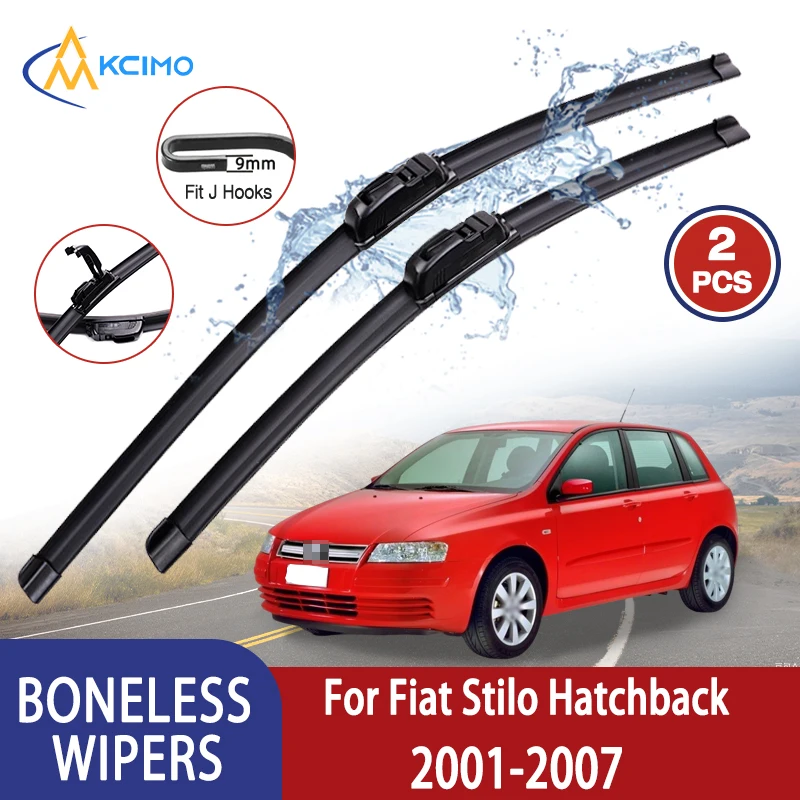 Kcimo Escobillas limpiaparabrisas para Fiat Stilo Hatchback 01-07